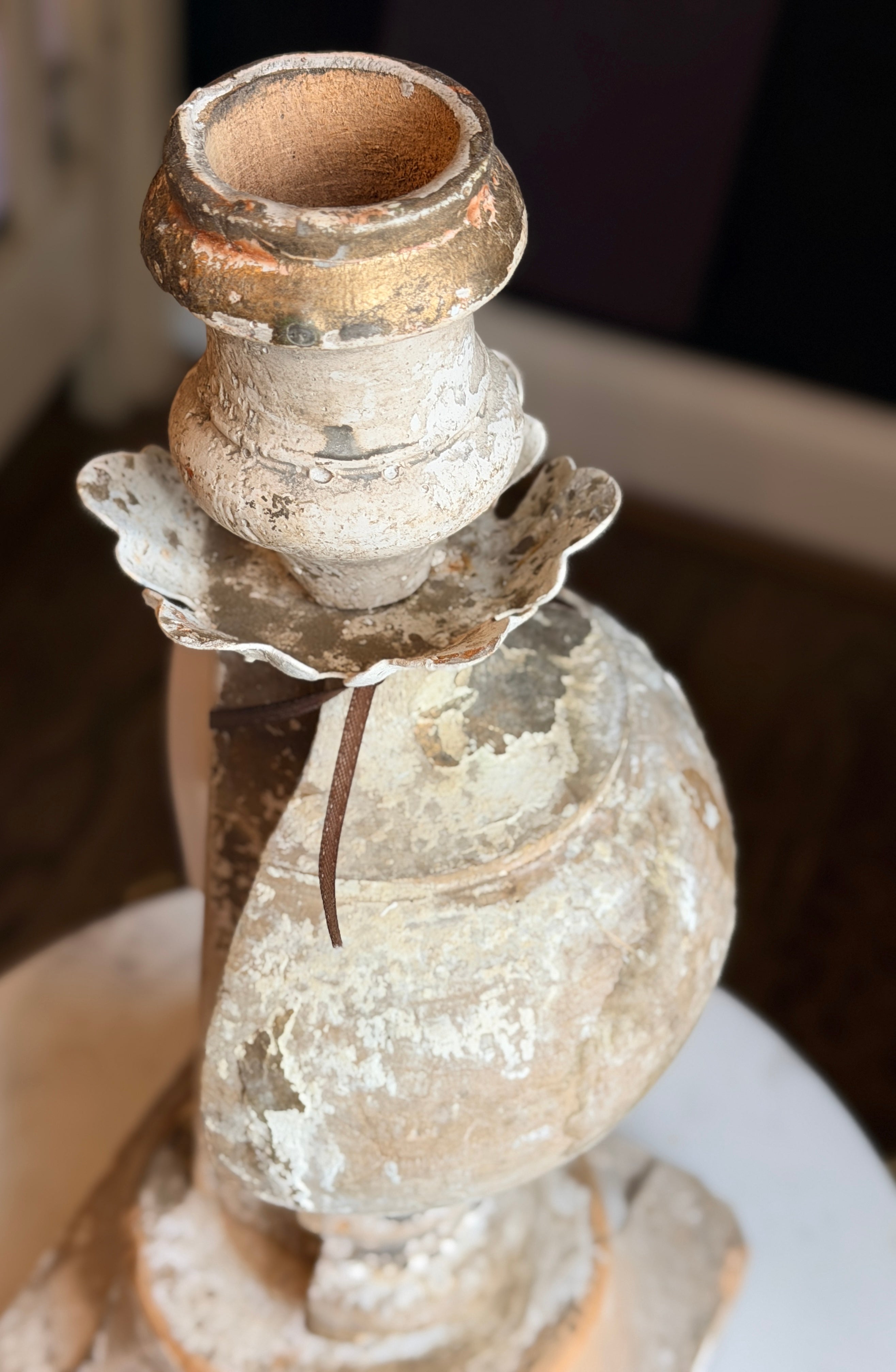 18th Century Candlestick with Square Base