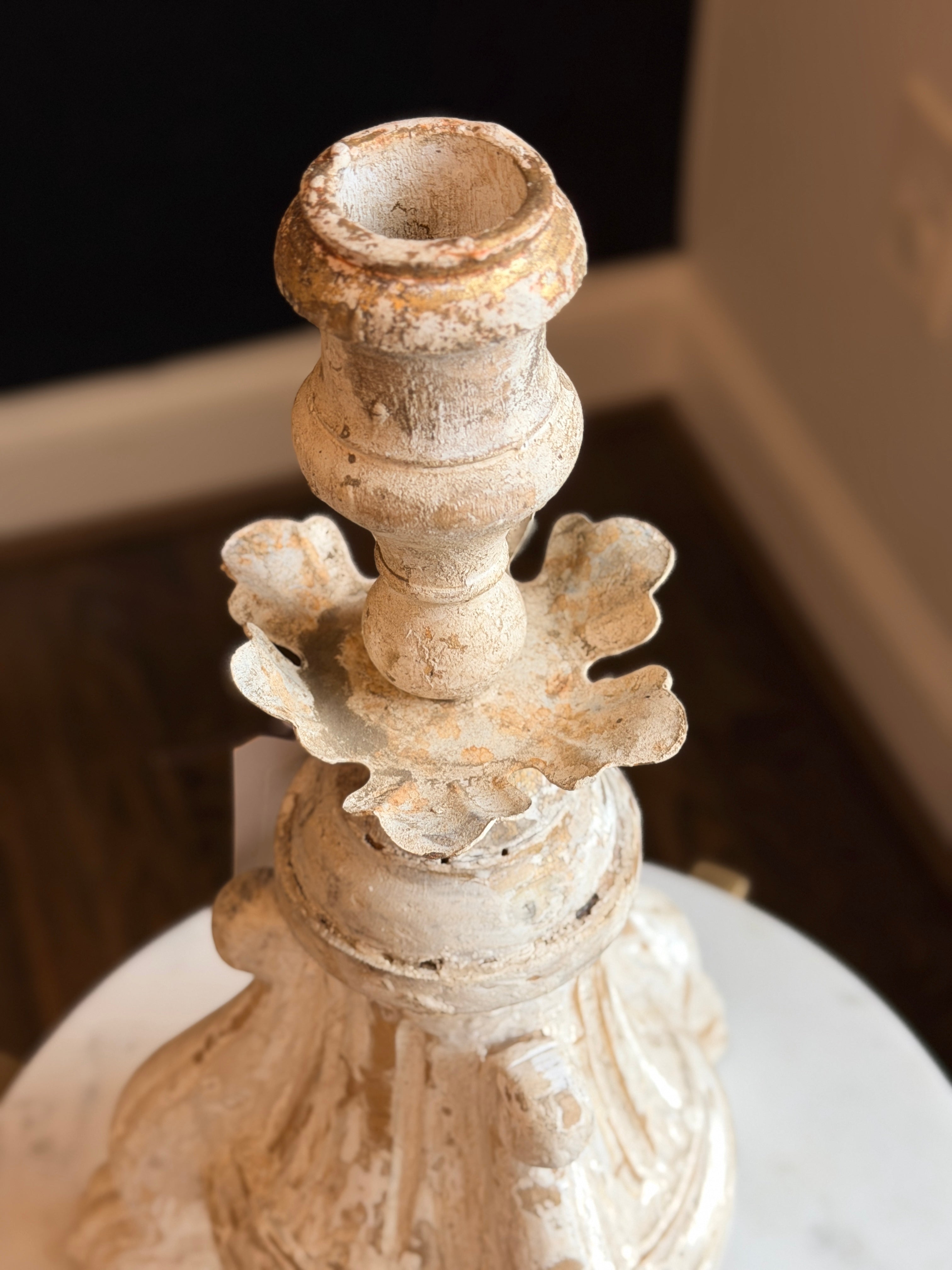 18th Century Candlestick with Three Legs