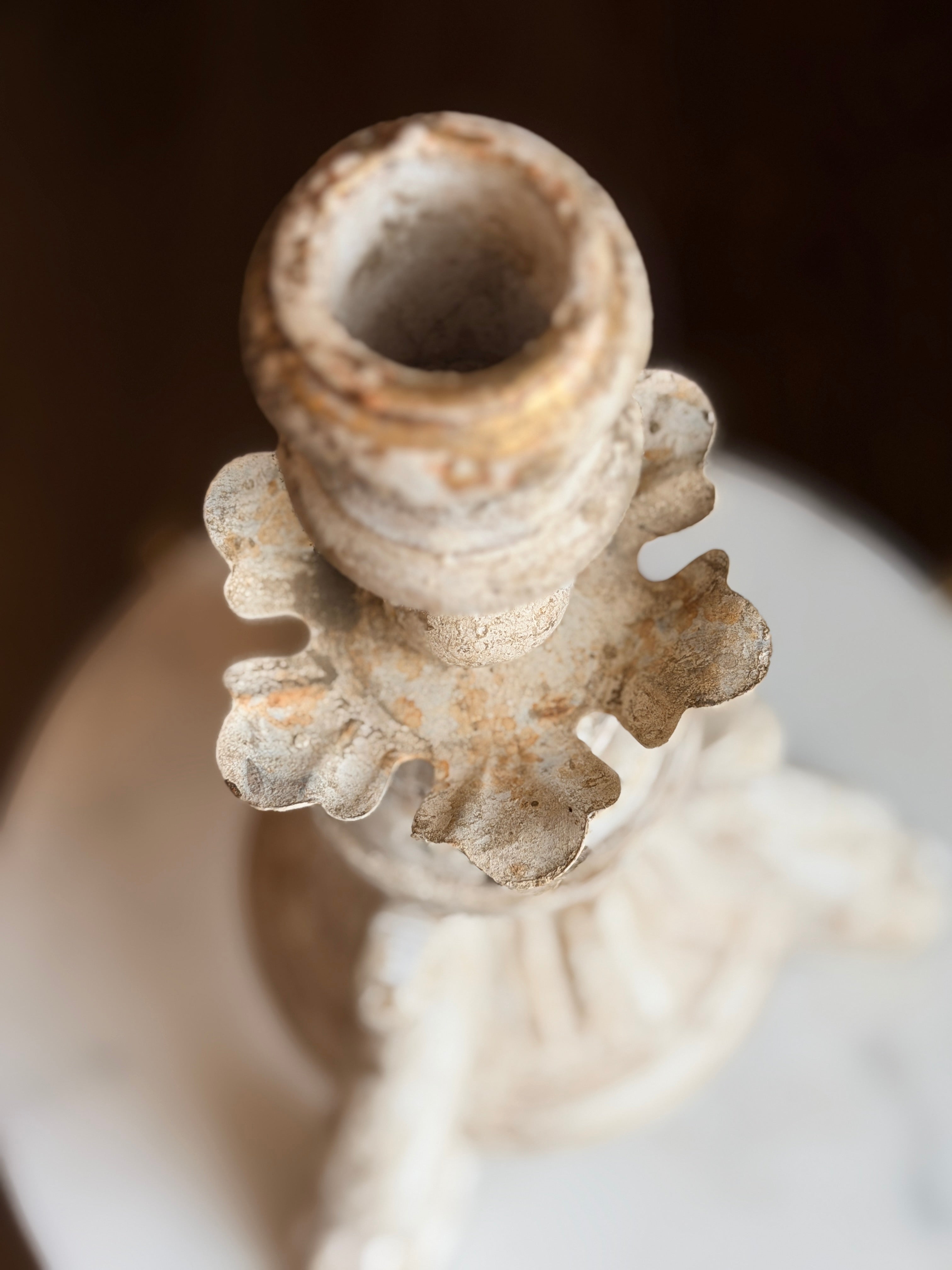 18th Century Candlestick with Three Legs